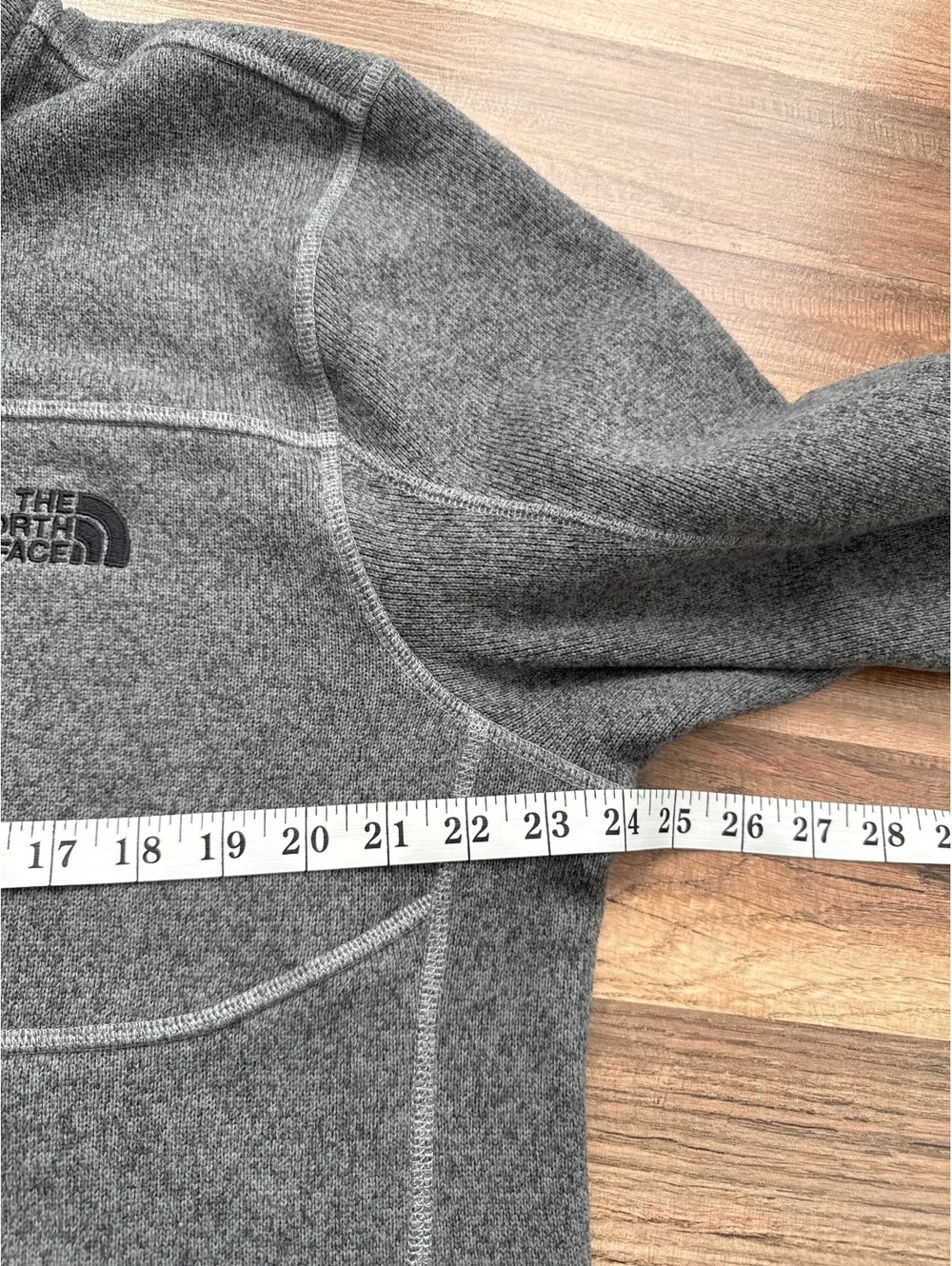 The North Face TKA Glacier 1/4 Zip Fleece Pullover Gray Men's XL Jacket